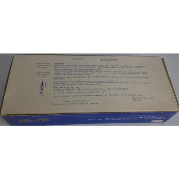 Vintage Sears The Italian Collection 35 Miniature Light Set - Picture 6 of 6